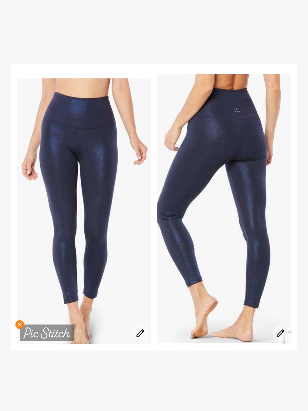 Beyond Yoga Twinkle High Waist Leggings Nocturnal Navy